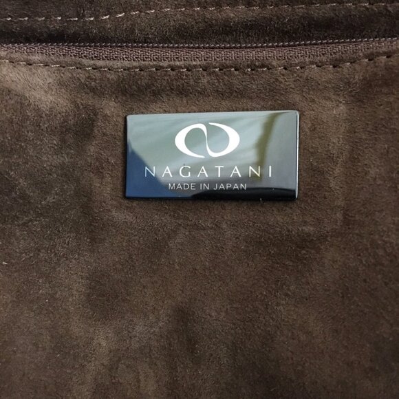 NWT Nagatani Made in Japan Large Tote w/Dust bag Blue Leather - Picture 13 of 16